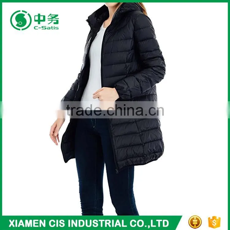 New Design Windproof Warmful Womens Winter Goose Down Long Coat