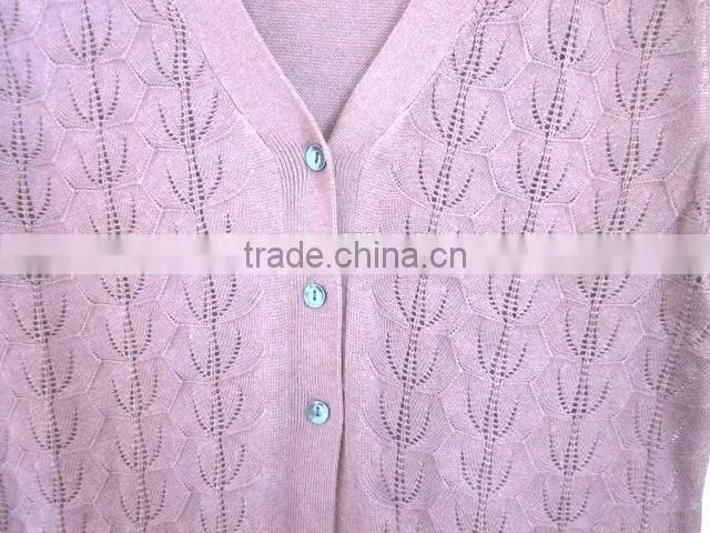 extra size fat women pointelle pattern sweater vest