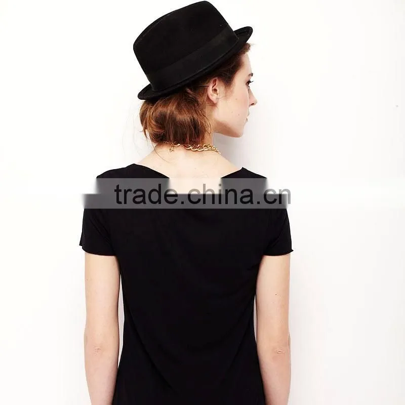 slim fit women t shirt with printed words