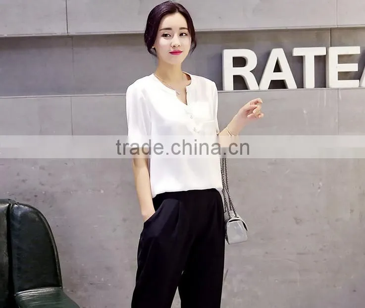 2016 new fanshion custom casual women modal half t-shirt