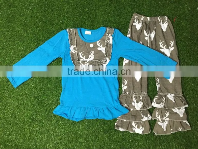 Wholesale children's boutique clothing fall baby clothing outfits kid clothes BY-P318