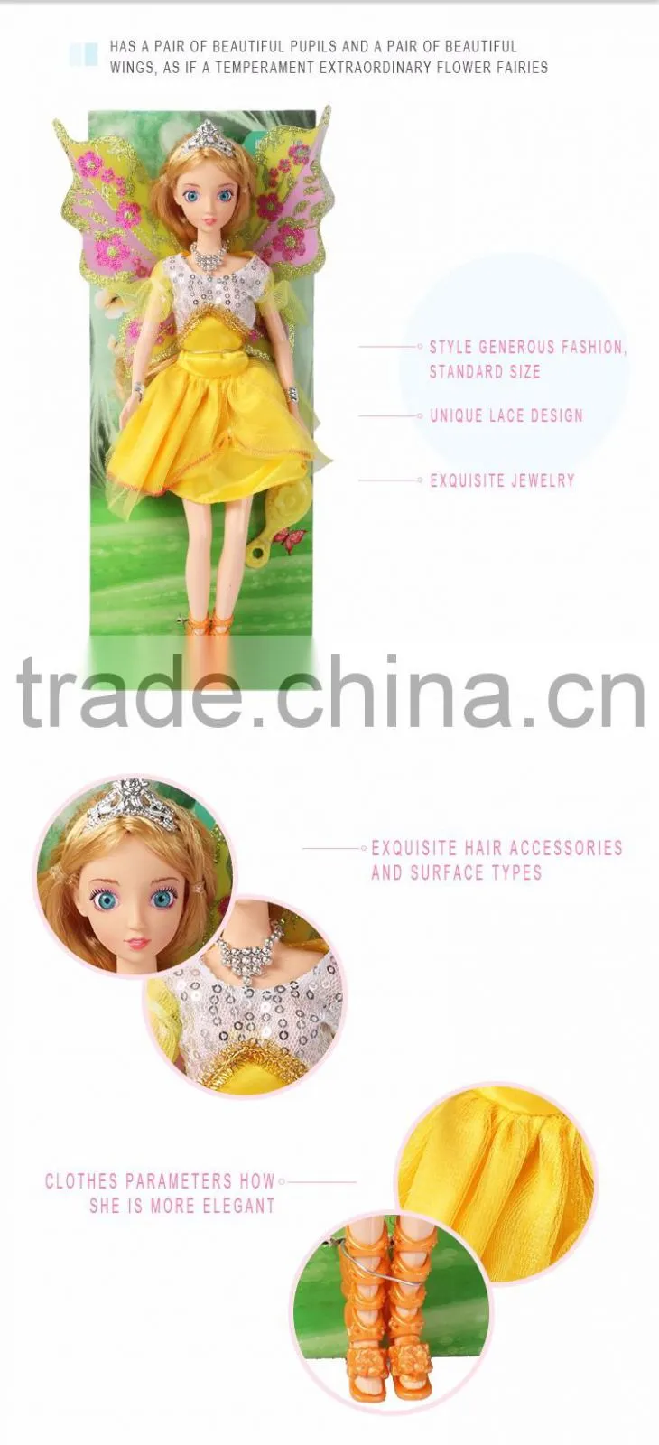 2017 hot selling mini real girl fashion display barbiee doll