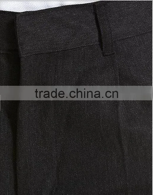 2016 popular latest boys flat front black school uniform pants