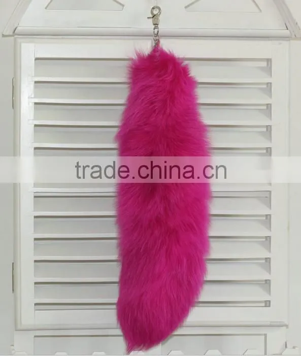 Wholesale fox tail American raccoon tail fur tail pendant whole