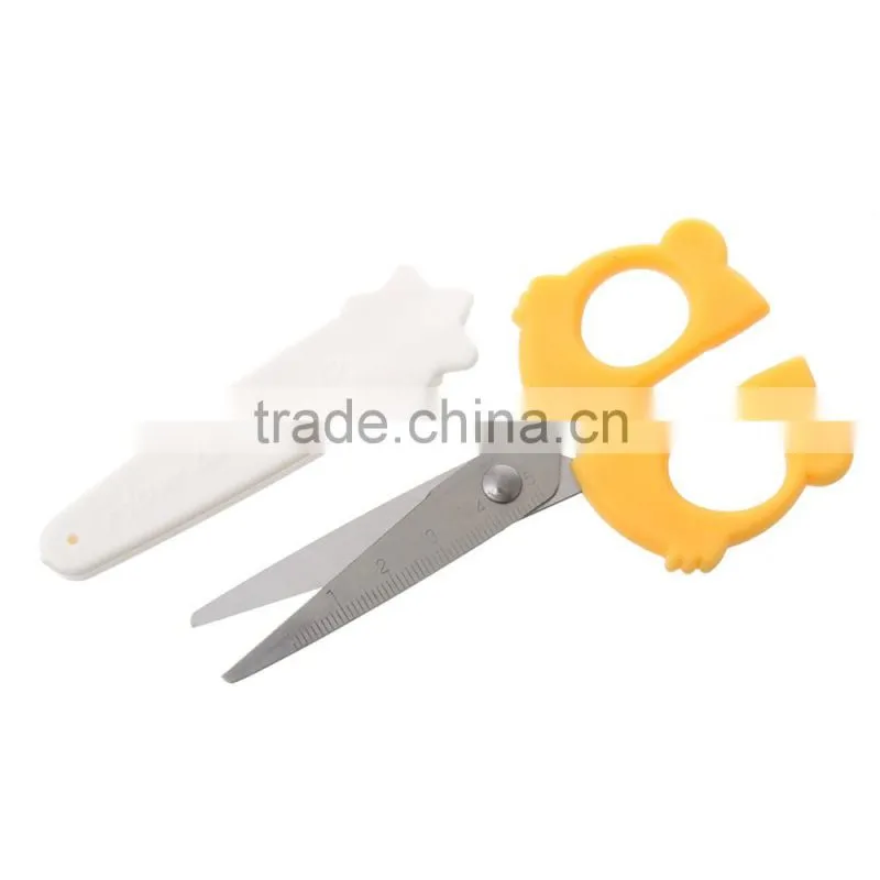 Top Quality Home Office Yellow fabric cutting Stainless Steel Scissors