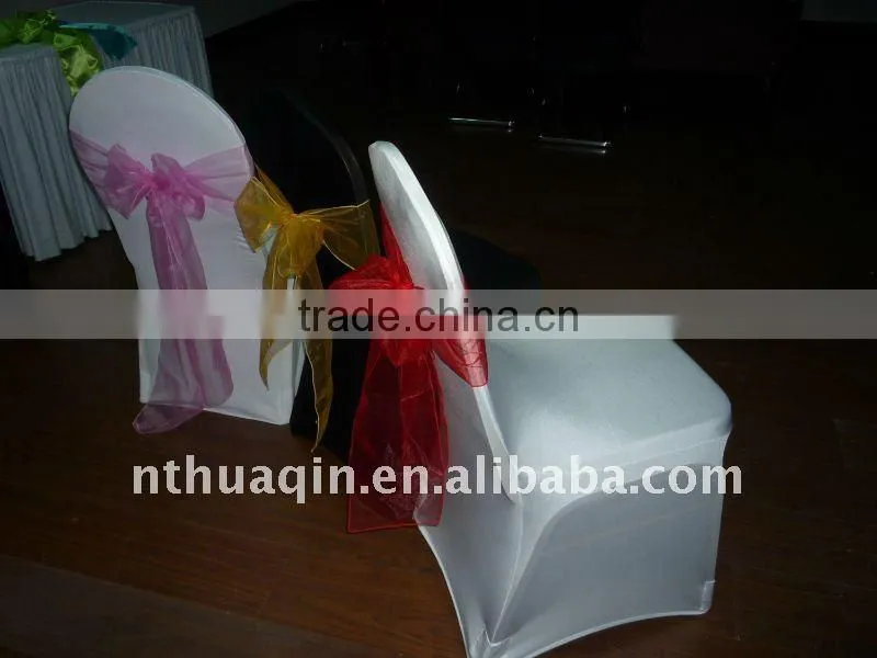Organza sash for chair cover and chair sash wedding chair cover sash