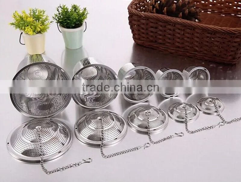 Top quality 304 stainless steel tea ball infuser bulk tea infuser S/M/L