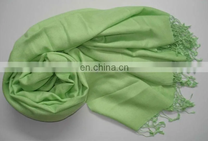 Plain Silk Pashmina Wool Shawls & Scarves