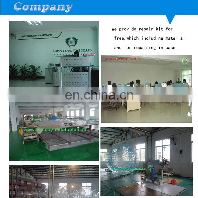 HI 2m DIA 1.0mm Inflatable Water Ball Water Walking Ball For Rental