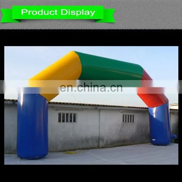 Colorful inflatable square arch for promotion/inflatable arch for gate design