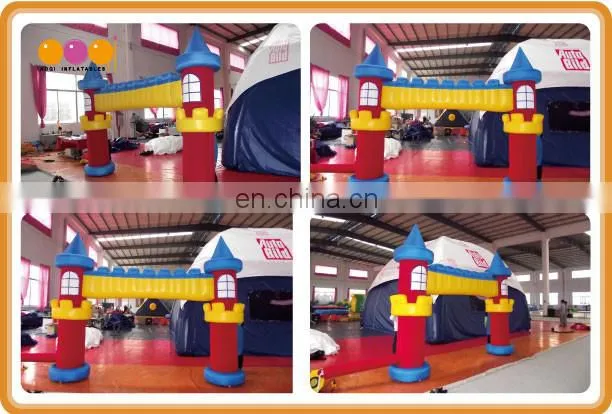 AOQI products good selling advertising inflatable decoration arch door for sale