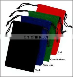 cheap jewellery gift package velvet drawstring bags
