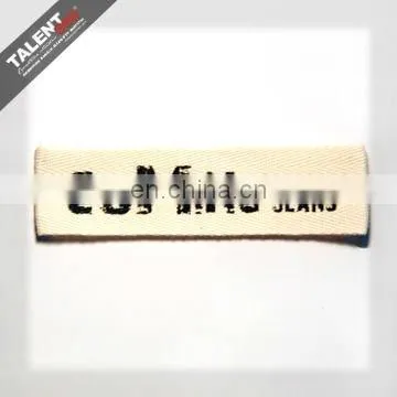 custom silk screen printing size main label for garment