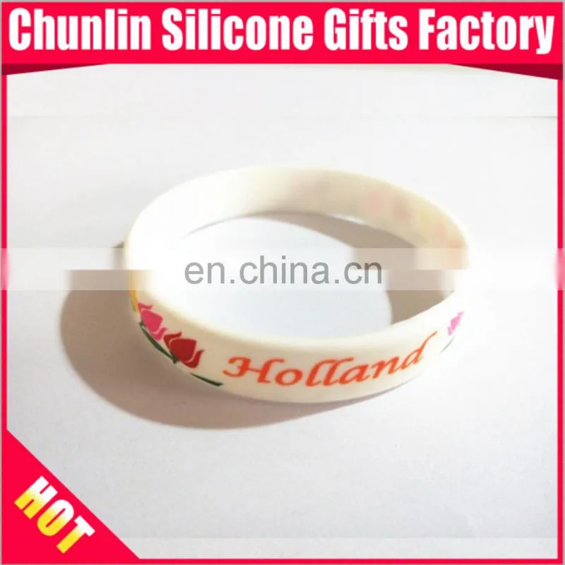 CMYK printing silicone wristbands