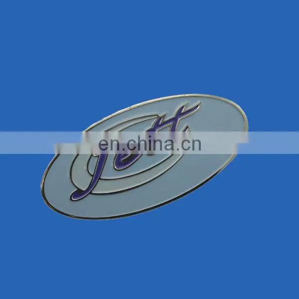 custom 3d metal sticker with 3m adhesive back