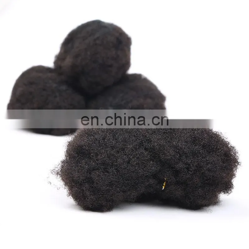 Tight Zigzag Afro Kinky Curly Extensions sewing to weft 6''-32'' Available Brazilian Virgin Hair Afro Kinky Curly