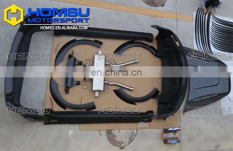 Auto tuning style car spare parts HM wide design FRP fiber glass material body kit for porsch-e cayenn-e 958 body kit 2011-2014
