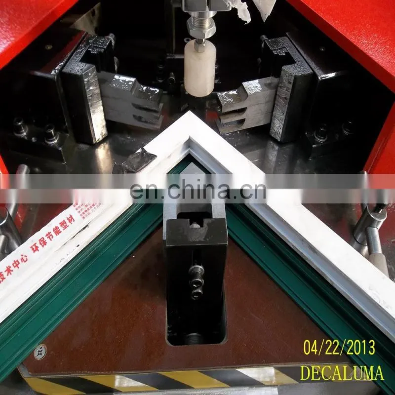 Aluminum Fabrication Machine Single Head Hydraulic Corner Crimping Machines