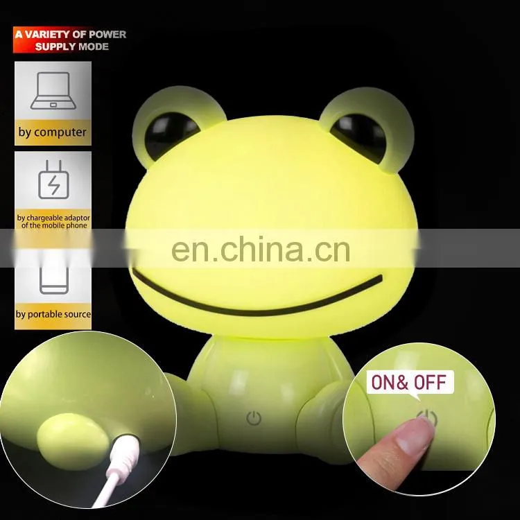 Led adorable animal night light home decoration lamp for Baby Child Adult