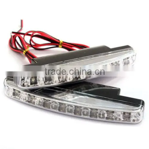 9LED High Power LED Daytime Running Lights DRL Xenon White