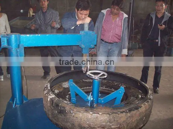 Professional waste tire cutting machine to tire pieces