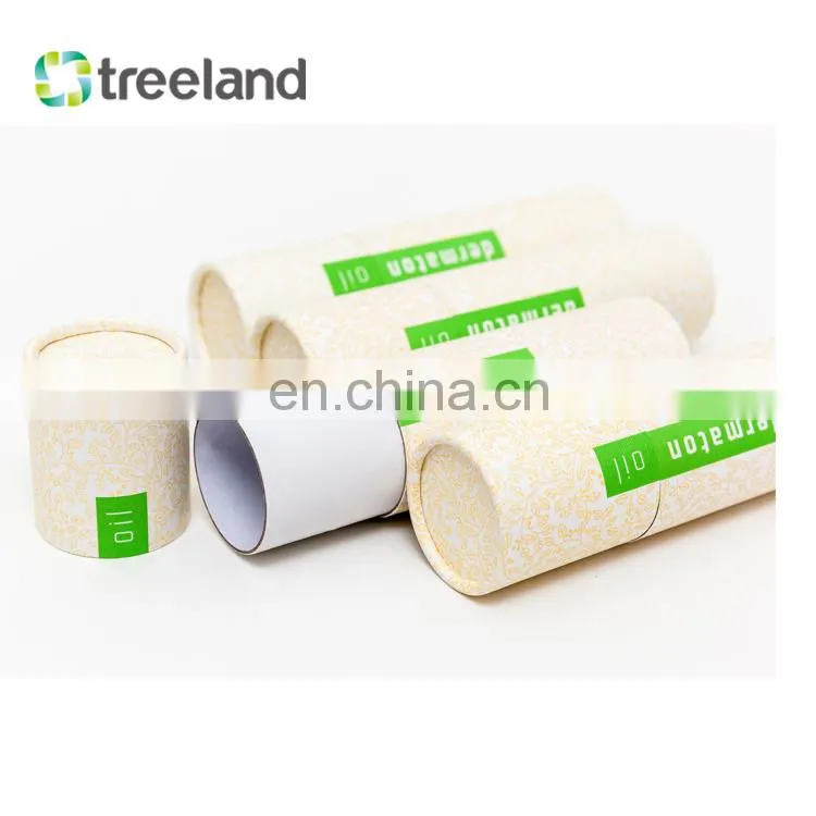 Eco friendly oil paper packaging tube custom paper cardboard tube