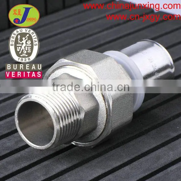 PEX AL PEX Pipe fittings/ press fittings male threaded union