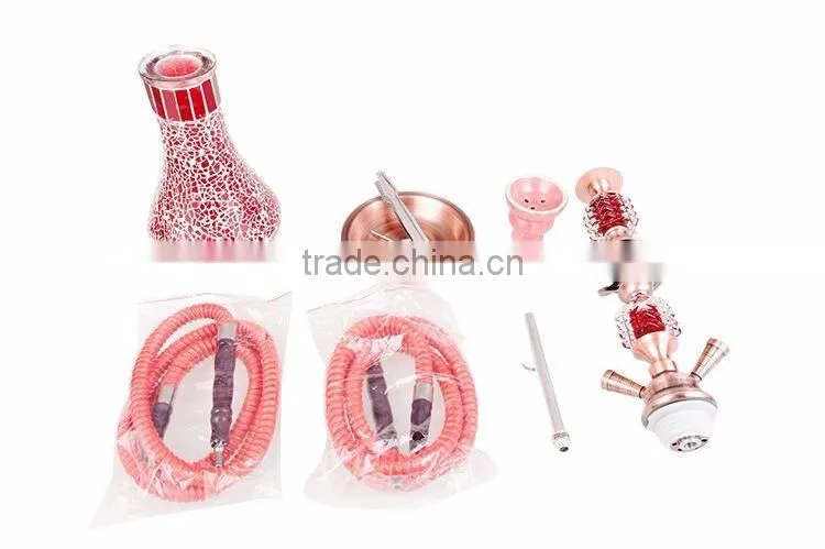 JYH04 red colored smoke hookah wholesale china
