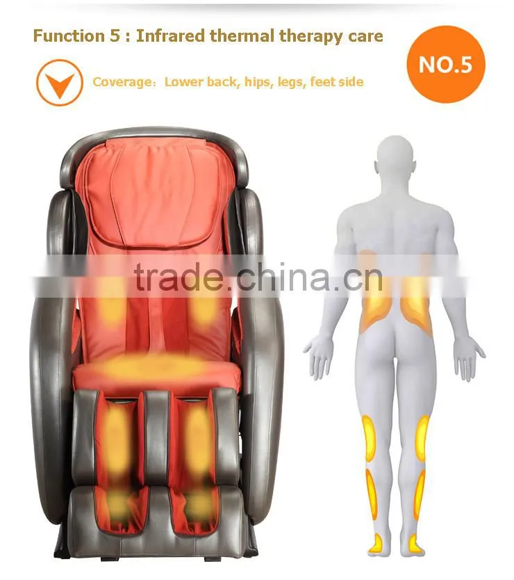 ShiKang 2016 Newest Luxury Best L Shape Full Body Massage Chair/ Foot Shiatsu Massage Chair