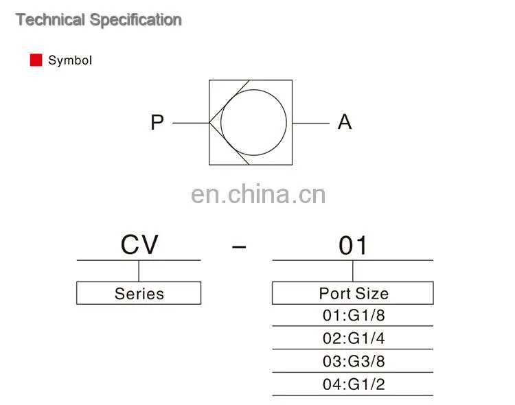 SNS CV Series One Way Nickel-Plated Brass Check Valve Non Return Valve