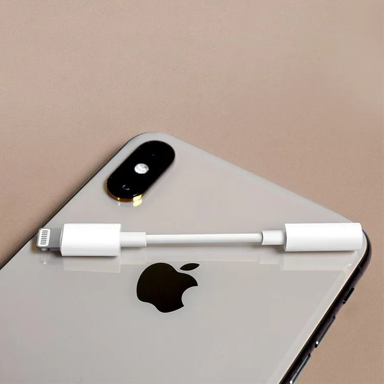 Lightning to 3.5 mm Headphone Jack Adapter Dongle MFi Certified iPhone Audio Adapter Apple Connectors for iPhone