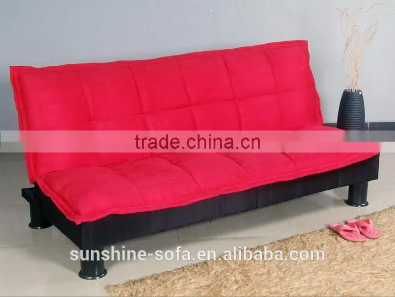 Popular red color folding sofa bed