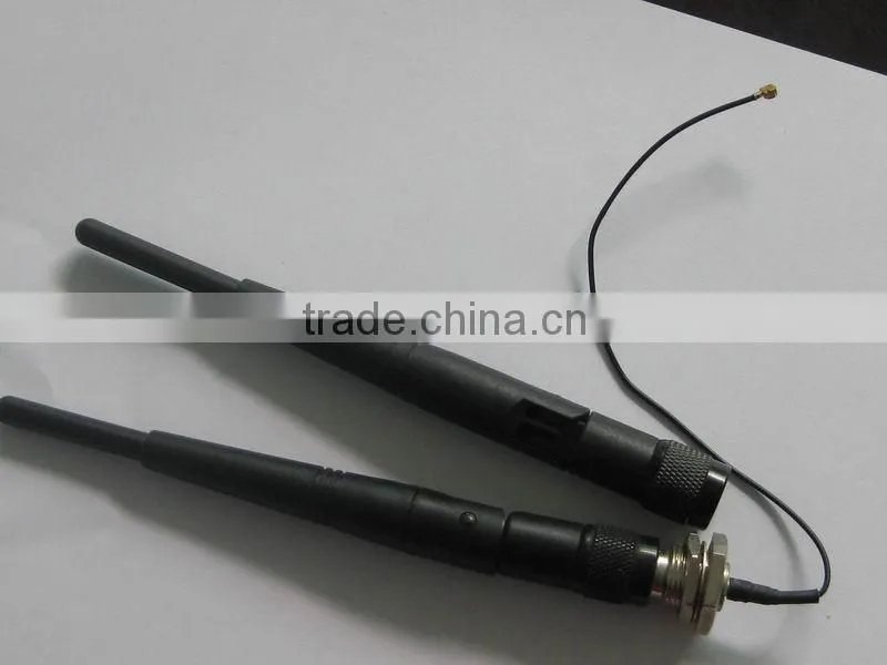 2.4-2.5Ghz wifi antenna rotate 360 degrees rubber wifi aerial
