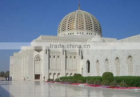 Fiberglass reinforced roof steel truss mosque dome
