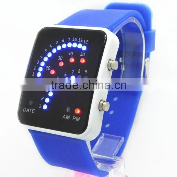 2015 Fashion Watches LED Silicon Band Watch Factories
