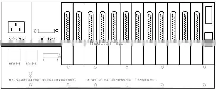 30 channel phone fiber optical converter audio video pcm transmission equipment