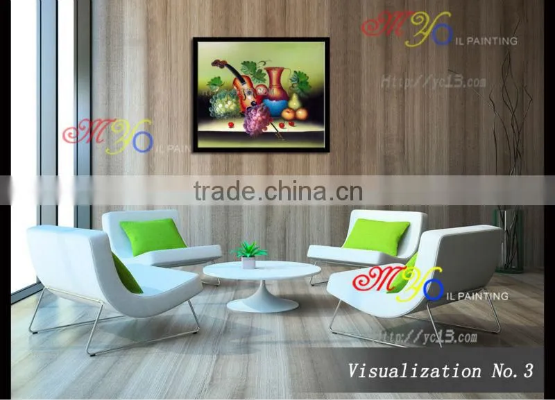 fruit basket oil painting on canvas 50*60cm home decor