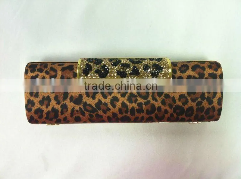 Unique leapord evening clutch handbags