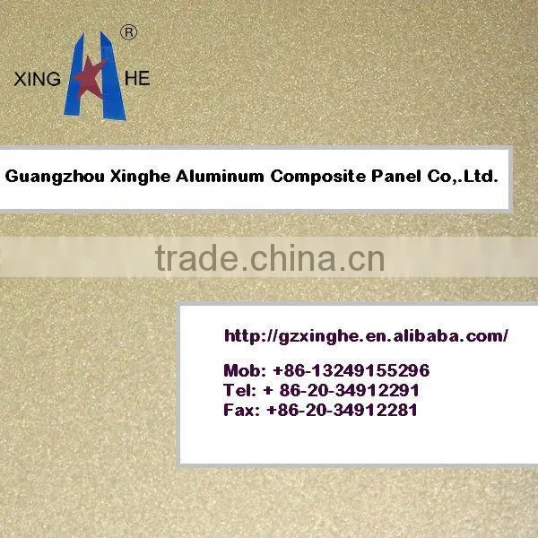 3mm Golden Brushed Aluminum Composite Panels