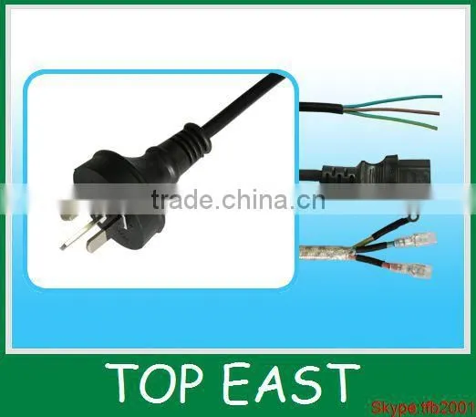 America ac power cord 2 flat pin plug 110v