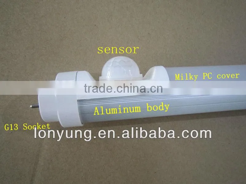 CE RoHS ETL motion sensor tube 2ft 9w
