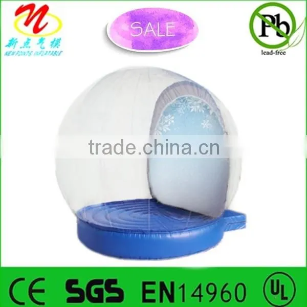 Snow globe inflatable, outdoor inflatable Christmas globes