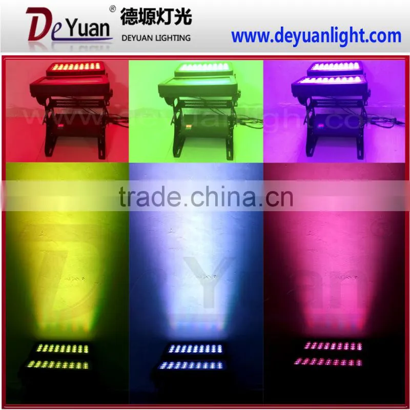 China outdoor lights led city color 96x10w rgbw led wall washer