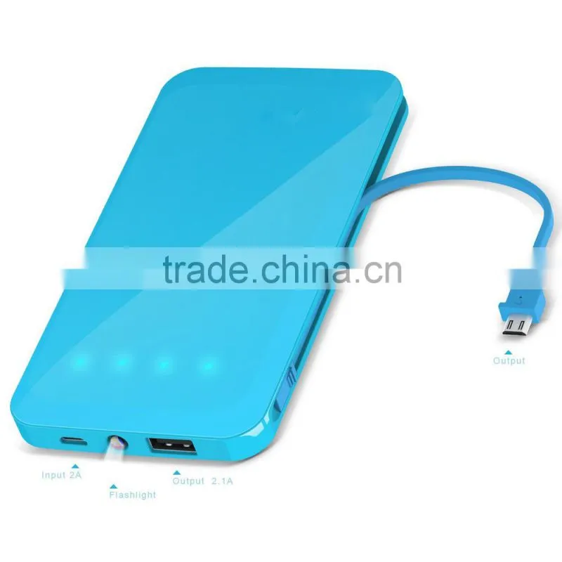 High quality oem dual port power bank 10000mah