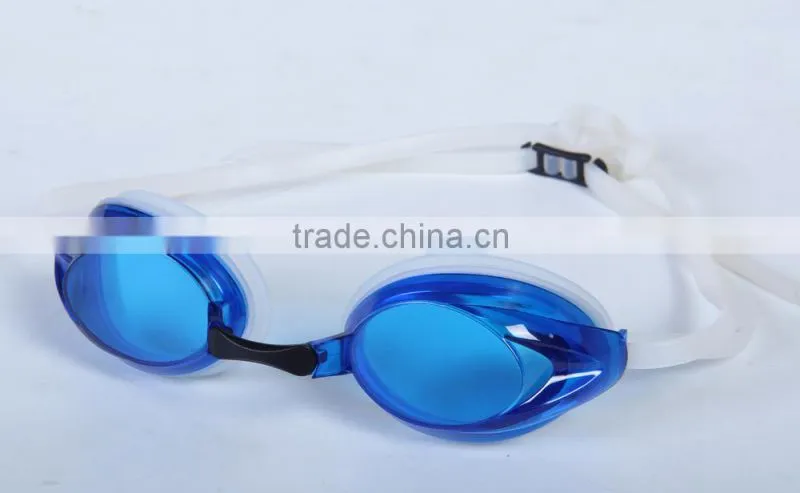 fashion competition swimming goggles with prescriptiong lens