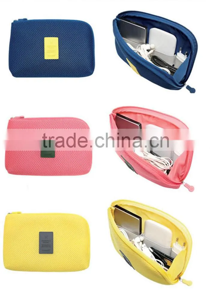 Travel digital power cable charger storage bag