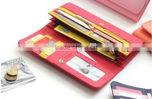 Hot Sale Fashion PU Women Famous Branded Wallet