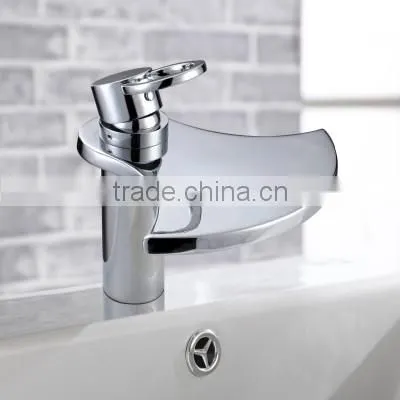 Single Hole Bathroom Installation Brass Water Tap