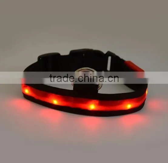 2016 Pet Dog Cat Safety Flasher Blinker LED Light Tag Collar