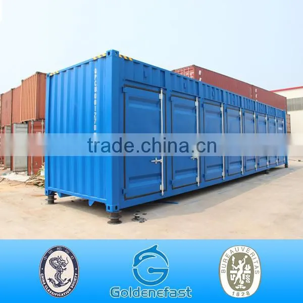 customize 20ft 40ft shipping container side door open in china